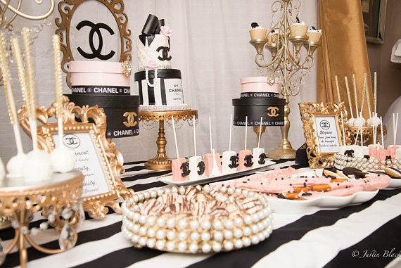 Chanel Inspired Bridal Shower Ideas - Themes