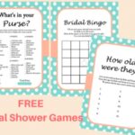 FREE Mint Bridal Shower Game Printables