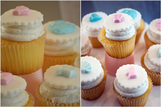 Cooking Themed Bridal Shower food ideas, cupcakes