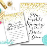 Free Favorite Memory of the Bride and Groom