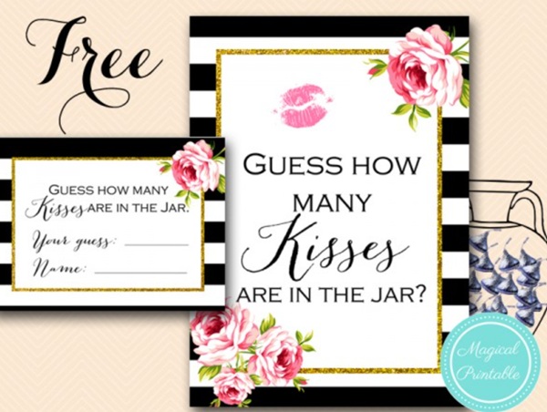 free how many kisses game