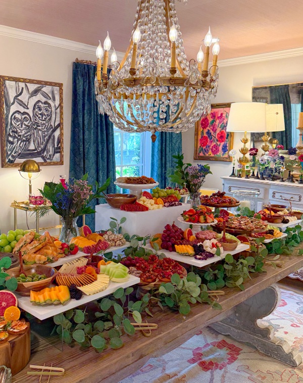 beautiful grazing table