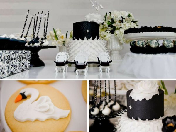 swan themed wedding