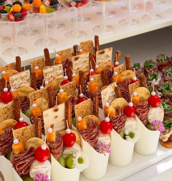 bridal shower grab and go food