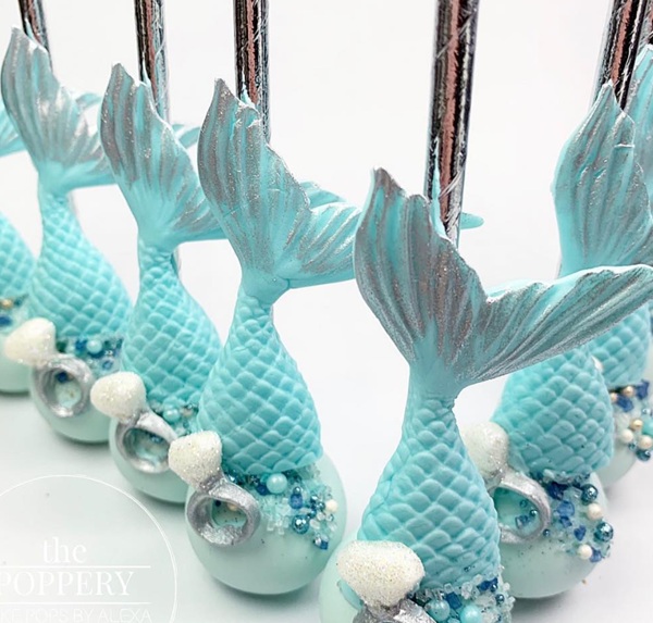 mermaid cakepops