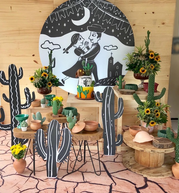 cactus themed bridal shower ideas