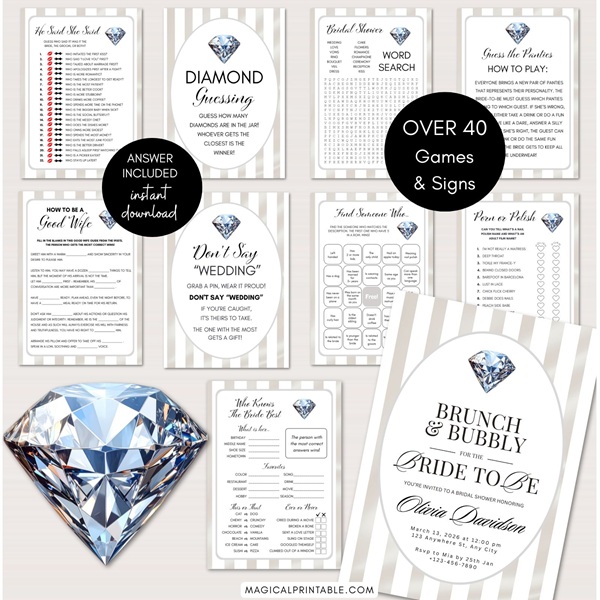 Diamond Bridal Shower package