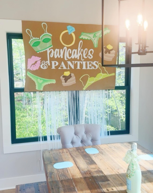 pancakes and panties sign