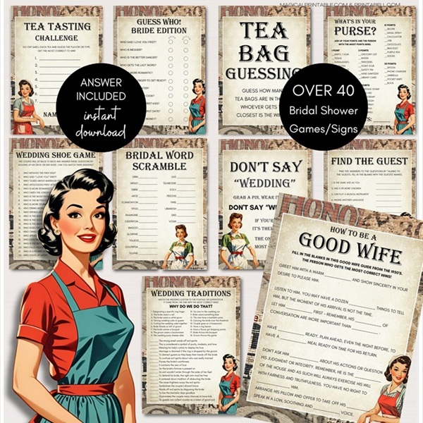 1950-retro-Housewife-Bridal-Shower-Game-Printables