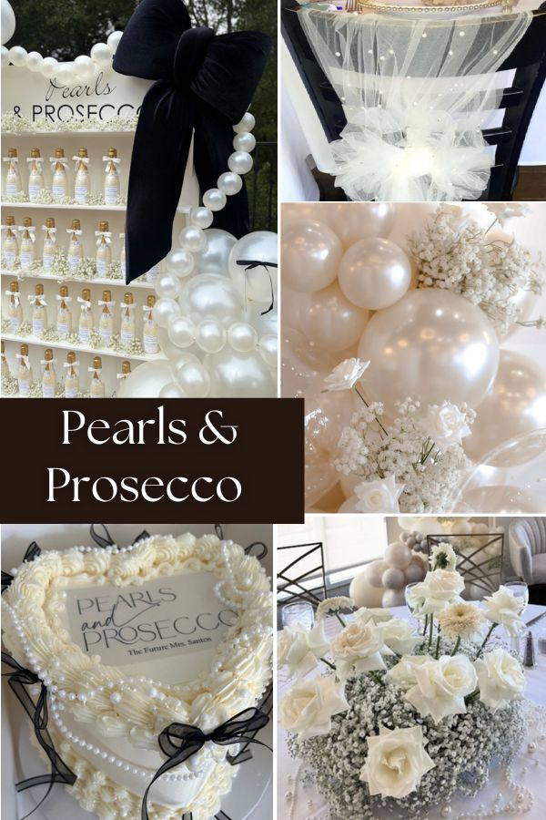 Pearls and Prosecco Bridal Shower Ideas
