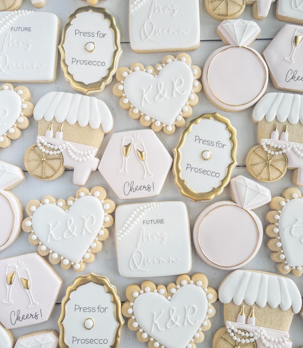 Pearls and Prosecco cookies